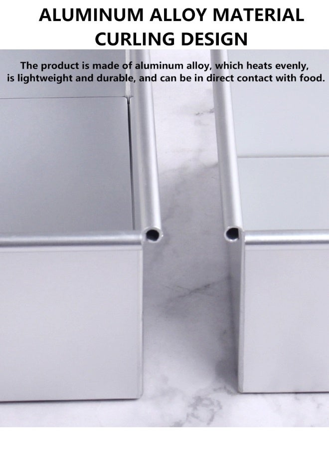 Square Pan for Brownie Cake Size 8 Inches with Removable Bottom - Image 3