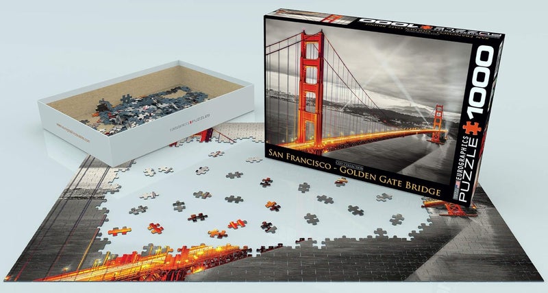 EuroGraphics San Francisco Golden Gate Bridge Puzzle 1000Piece 60000663  Black - Image 3