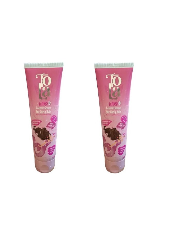 Tola - leave in kids for curly hair moisturizing & nourishment 120ml 1+1 - Image 1