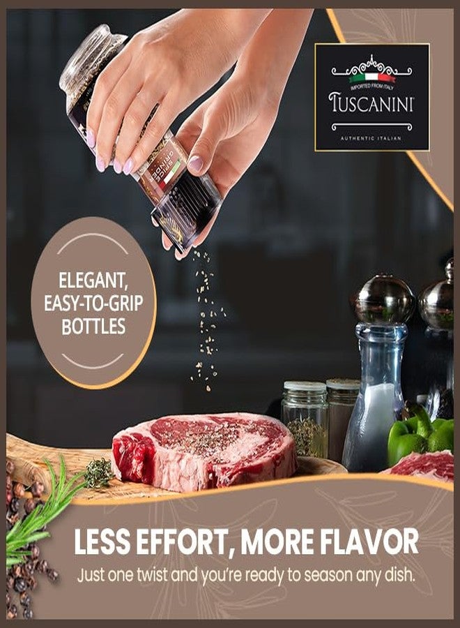 Tuscanini Premium Italian Medley Spice Grinder, .56oz | Freshly Ground Italian Seasoning | Product of Italy - Image 2