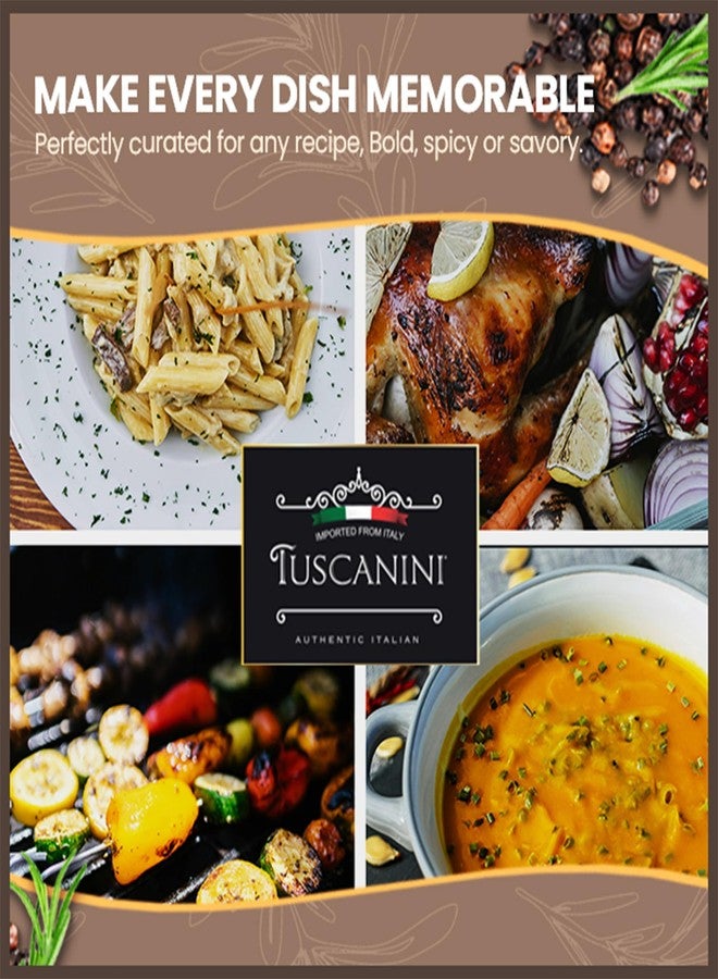 Tuscanini Premium Italian Medley Spice Grinder, .56oz | Freshly Ground Italian Seasoning | Product of Italy - Image 4
