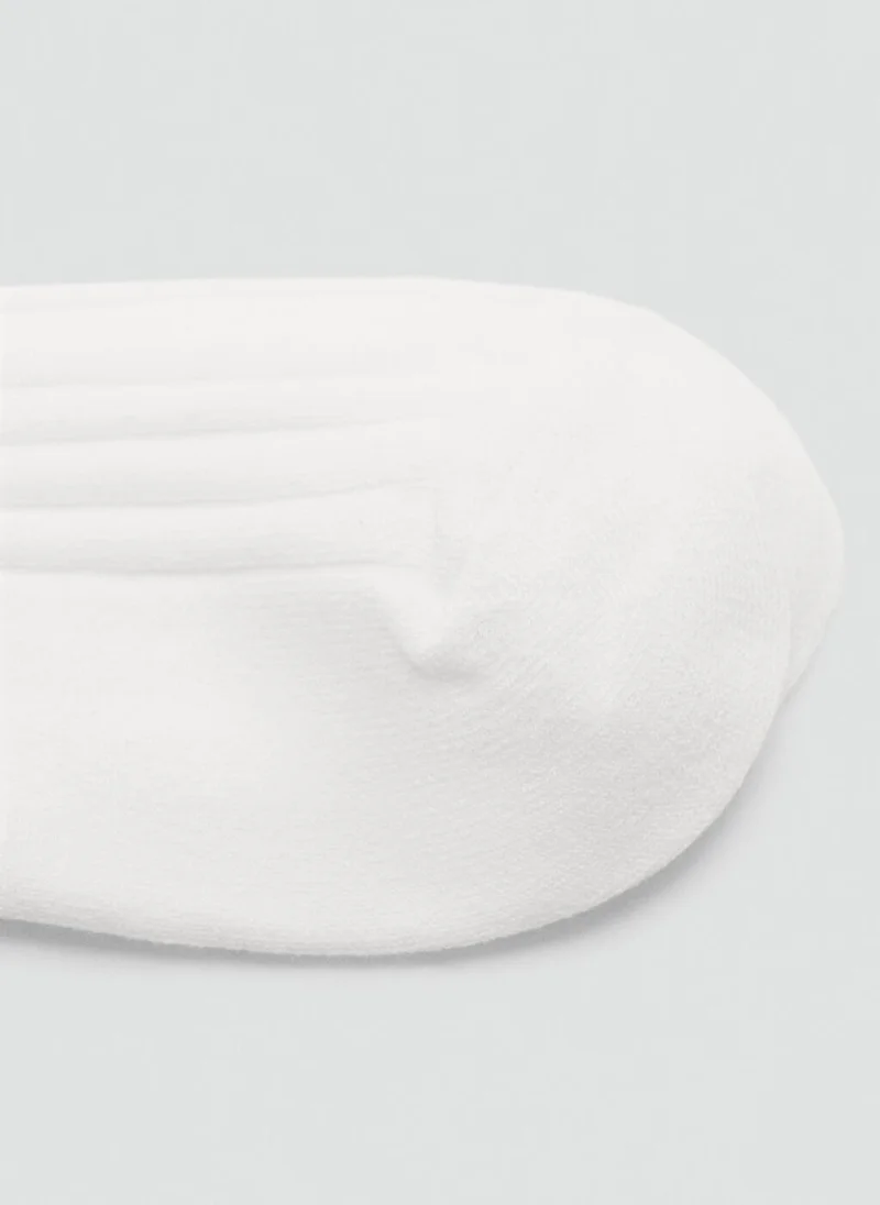 مانجو جوارب صوف مضلعة