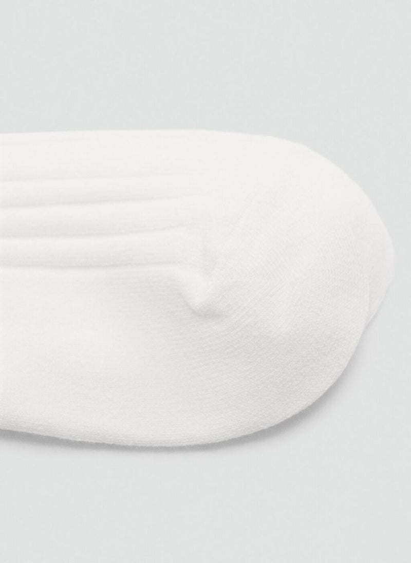 MANGO Ribbed wool blend socks - Image 3