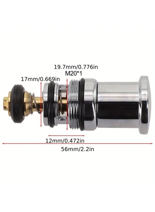 Spring Loaded Shower Diverter Valve For Efficient Water Control Metal Construction - Image 4