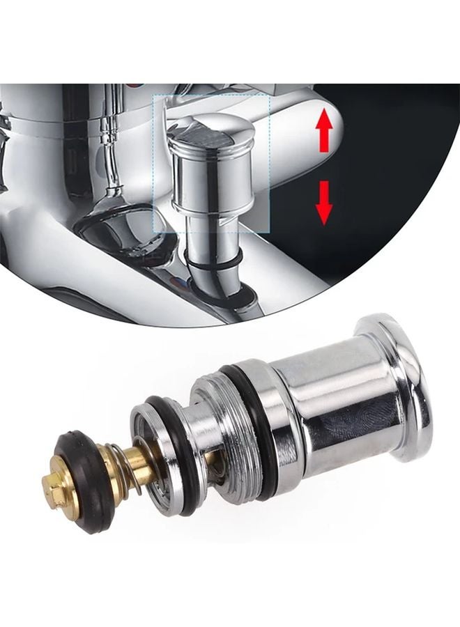 Spring Loaded Shower Diverter Valve For Efficient Water Control Metal Construction - Image 2