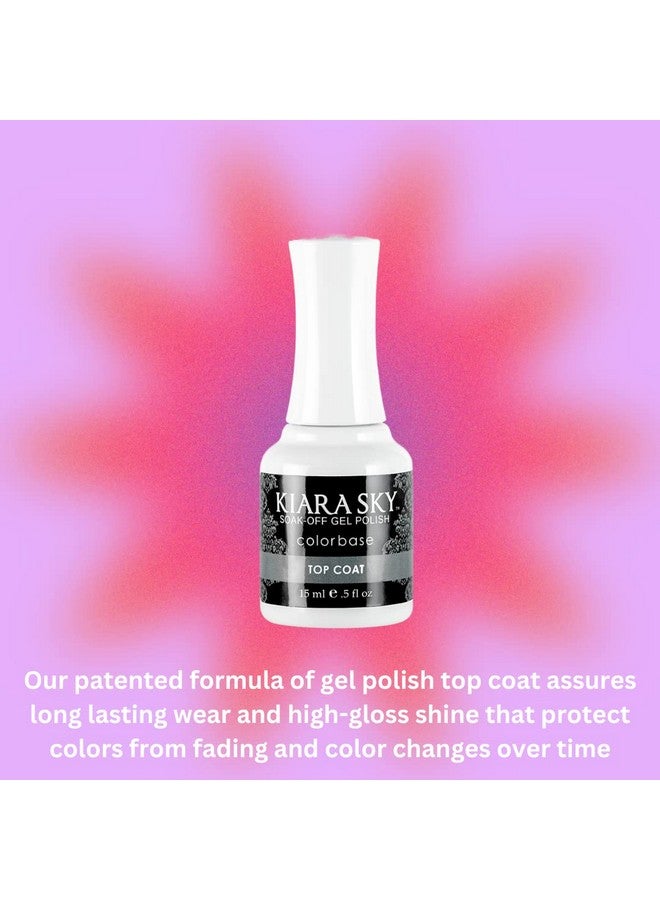 KIARA SKY Soak Off Gel Polish 0.5 Fl Oz (Top Coat + Base Coat Duo) - Image 5