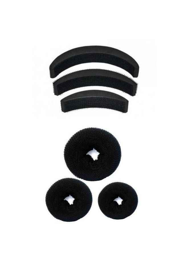 OUT OF BOX Hair Pin Puff And Donut 3 Size Oob 1112 Extreme Hair Volumizer Bun (6 G) Set Of 3 - Image 1