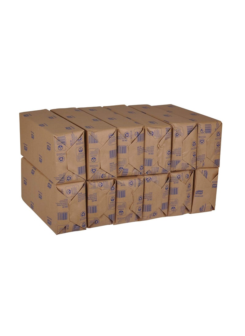 Tork Tork Advanced Soft Minifold Dispenser Napkin 12 packs 500 napkins D820 38x65 inch12x13 inch White  - Image 2