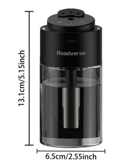 ROADVERSE Car Perfume Diffuser - Natural Perfume Car Humidifier -- Long-Lasting Smart Air Freshener & Aromatherapy Scent Diffusers | Auto/Off Starry Projector Lamp | USB Car Diffuser for Car, Office, and Home Use | Refreshing Aroma & Relaxing Ambiance  - Image 5