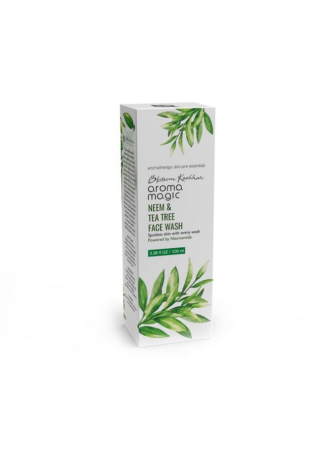 Aroma Magic - Neem & Tea Tree Face Wash- 100 Ml (Pwrd By Niacinamide) - Image 1