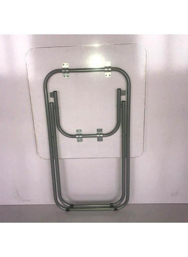 DubaiGallery Heavy Duty Foldable Table 80×80×70cm – Wooden Style Surface, Steel Legs, Easy Setup Picnic Table for Events & Home - Image 3