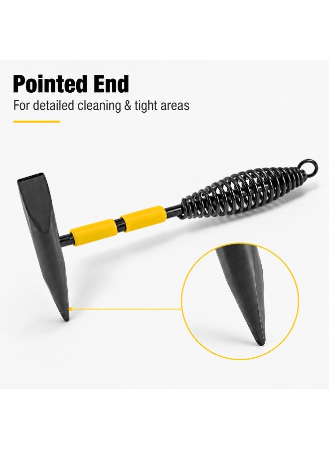 Uken Welding Chipping Hammer with Coil Spring Handle, Slag Removal Hammer for Arc Welding, Metalwork, Workshop and Repair Use - Image 2