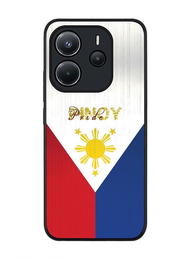Stylizedd For Xiaomi Redmi Note 14 4G 4G Case,Slim fit Camera Protection, Shockproof Thin Phone cover  - Pinoy Pride  - Image 1