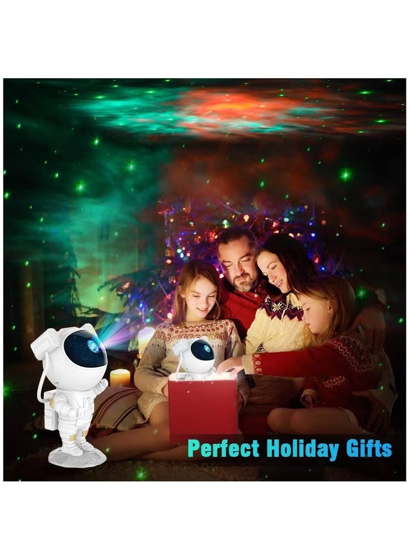 Raxoom Kids Star Projector Night Light Astronaut LED Projection Lamp for Bedroom, Starry Night Light Projector with Timer, Remote Control and 360°Adjustable Head Angle,Right Galaxy Projector - Image 5