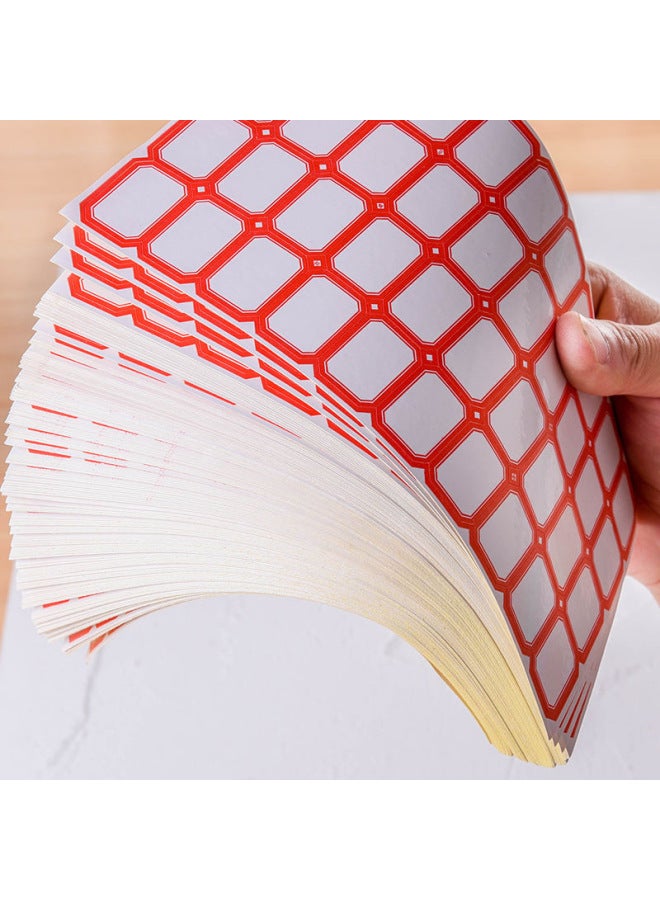 Self-adhesive Label Stickers, 50 Sheets, Blank Handwritten Label Paper For Office Use,  Tags, Self-adhesive Name Tags, Removable Paper - Image 2