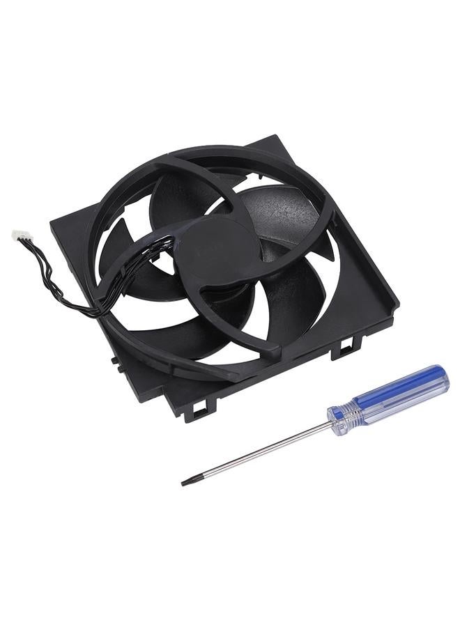 Loquat Durable ABS Internal Cooling Fan for Xbox ONE S OEM 5 Blades 4 Pin - Image 2