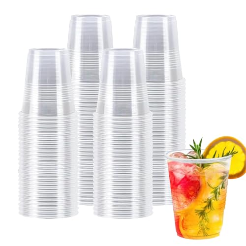 BYSNOW 5 oz Clear Plastic Cups, 100 Count Disposable Cups for Party PP Small Plastic Cups for Party, Cold Coffee, Soda, Juice - Image 1
