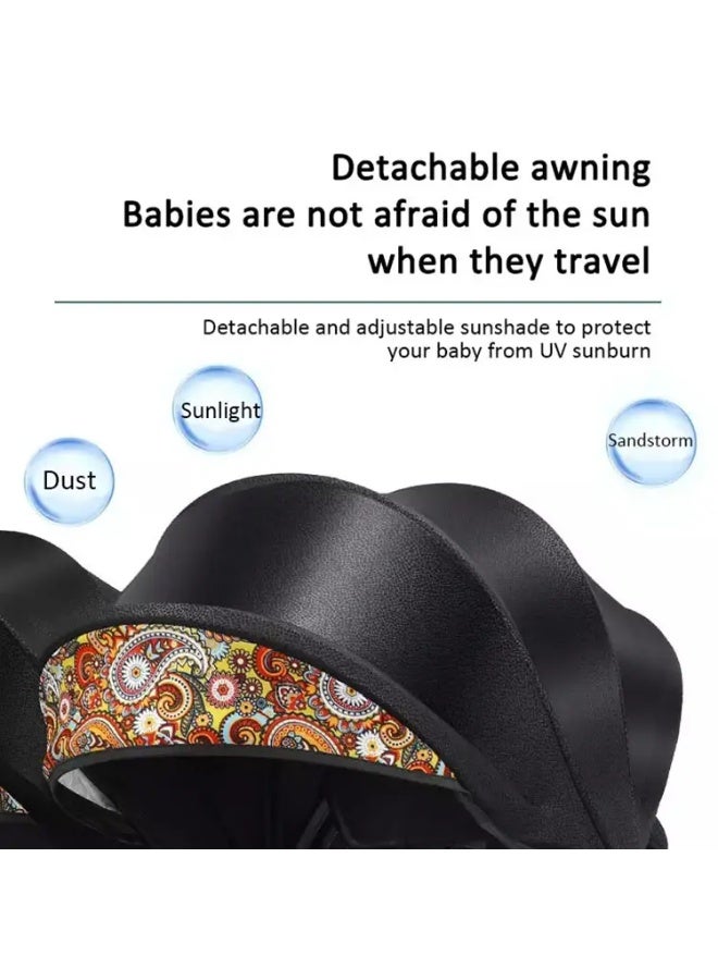 Lightweight Foldable Double Baby Stroller for Twins – Compact, Portable Twin Pram with Adjustable Canopy, Safety Harness, and Storage Basket - Image 3