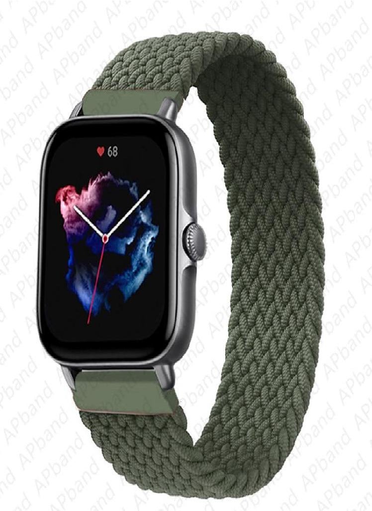 Eckek - Nylon Braided Band For Amazfit Gtr Bip Elastic Watch for Samsung Galaxy Watch 4 Classic 3 Gear S3 Sport Active 2 Strap for Huawei 3 GT GT2 2E Pro - Image 1