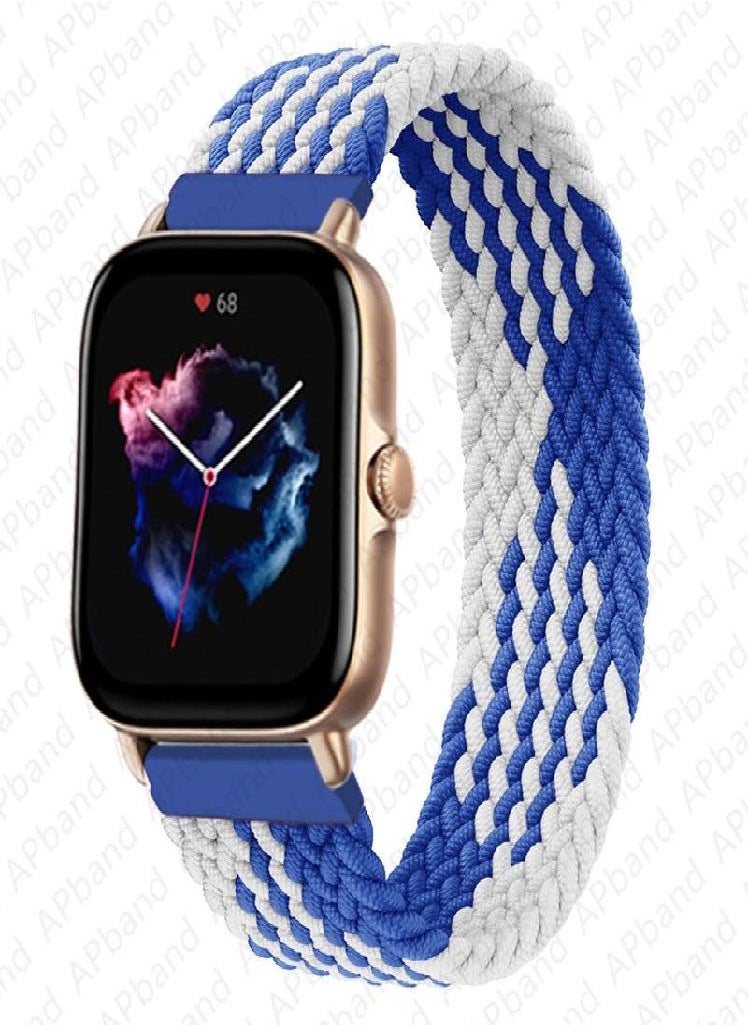Eckek - Nylon Braided Band For Amazfit Gtr Bip Elastic Watch for Samsung Galaxy Watch 4 Classic 3 Gear S3 Sport Active 2 Strap for Huawei 3 GT GT2 2E Pro - Image 1