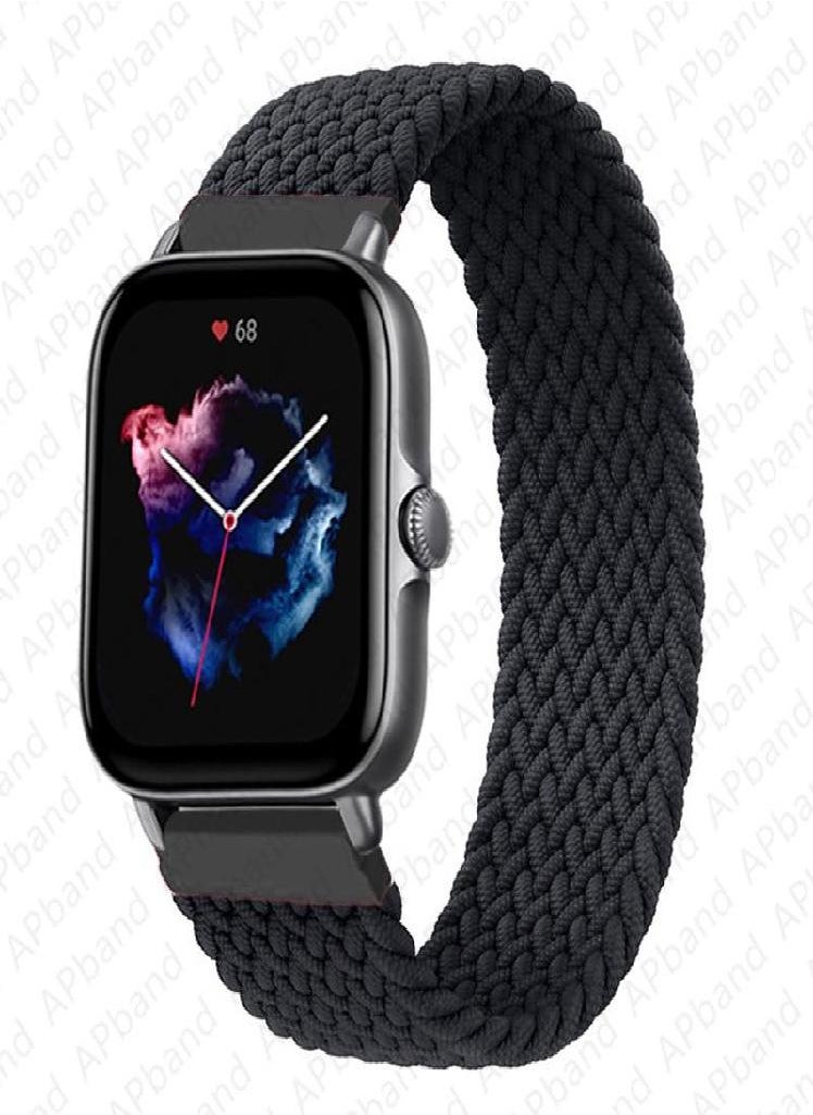 Eckek - Nylon Braided Band For Amazfit Gtr Bip Elastic Watch for Samsung Galaxy Watch 4 Classic 3 Gear S3 Sport Active 2 Strap for Huawei 3 GT GT2 2E Pro - Image 1