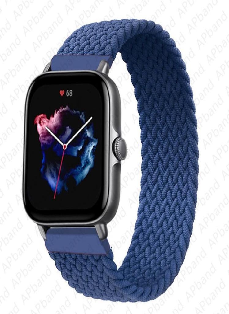 Eckek - Nylon Braided Band For Amazfit Gtr Bip Elastic Watch for Samsung Galaxy Watch 4 Classic 3 Gear S3 Sport Active 2 Strap for Huawei 3 GT GT2 2E Pro - Image 1