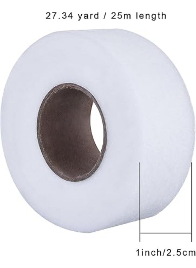 erorex Fabric Fusing Tape Adhesive Hem Tape Iron-on Tape Each 27 Yards, 2 Pack (1 Inch) - white - Image 5