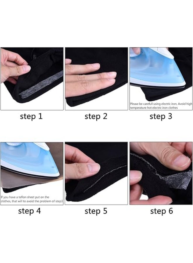 erorex Fabric Fusing Tape Adhesive Hem Tape Iron-on Tape Each 27 Yards, 2 Pack (1 Inch) - white - Image 4