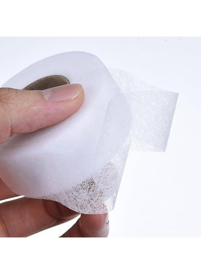 erorex Fabric Fusing Tape Adhesive Hem Tape Iron-on Tape Each 27 Yards, 2 Pack (1 Inch) - white - Image 2