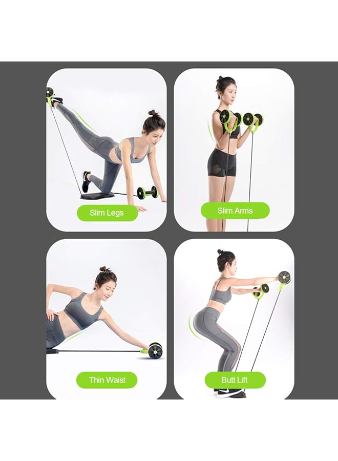 WENSUNNIE New Strong Ab Roller Wheel Multifunctional Ab Workout Equipment Ab Exercise Equipment for Abdominal Exercise Core Wheels Ab Trainer for Men & Women Machine at Home - Image 4