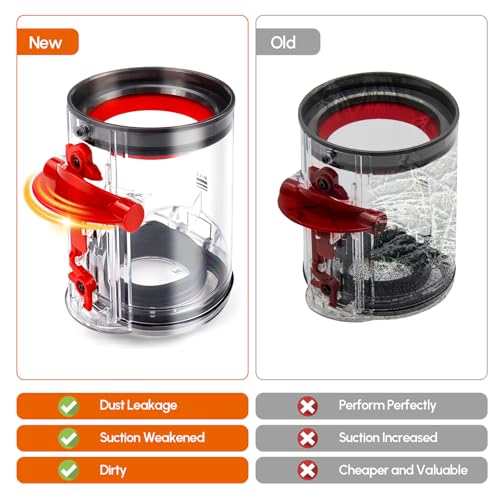 AZYM Dust Bin Replacement Parts for Dyson,For V12 SV18 SV20 Detect Slim,Digital Slim Vacuum Cleaner Canister Bin Accessories Part - Image 4