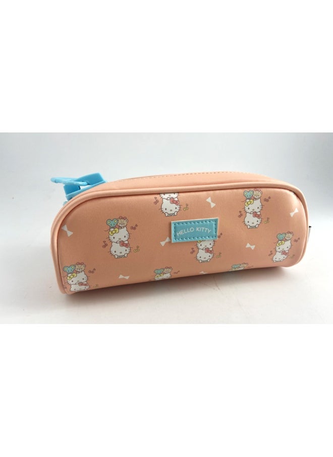 Miniso MINISO Sanrio Characters Stacking Collection Big Zipper Stationery Case (Hello Kitty) – Spacious and Durable Pencil Case with Cute Hello Kitty Design 
