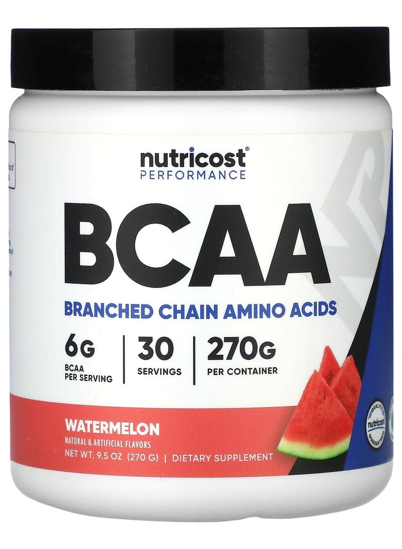 Performance, BCAA, Watermelon, 9.5 oz (270 g)