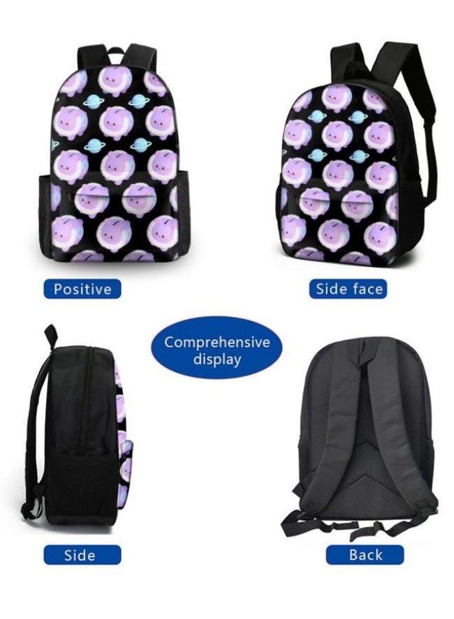 Bright Li Fire [Hot New Product] Cute Cartoon Bag Set | Shoulder + Handbag + Pencil Bag Three-piece Set | Essential for Children and Students Outdoors - 60  - Image 3