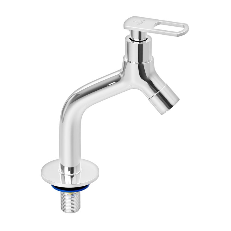 Pixaflo Nexus Brass Pillar Cock Mouth Operated Tap for Wash Basin | Foam Flow | Chrome | 6.5 Inches Tall (Nexus-A) - Image 5