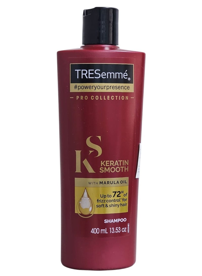 Tresemme Keratin SmoothWith Marula OIL uP TO 72 hour of FrizeControl .for soft &shiny hair