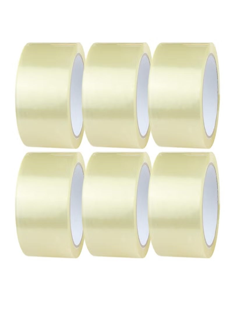 6-Piece Packaging Tape Clear