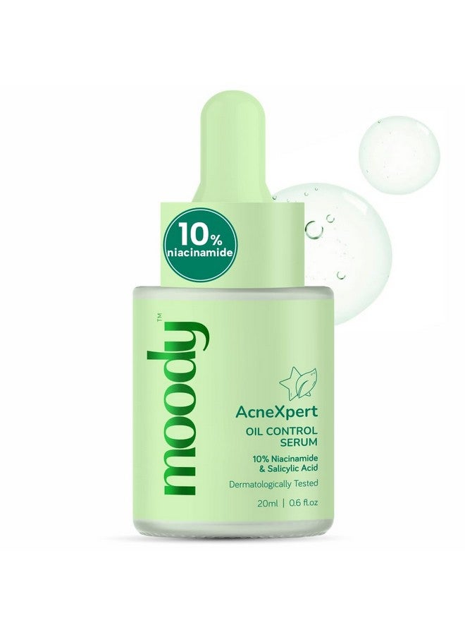  مودي مصل Acnexpert 10% Niacinamide للتحكم في الزيوت وتصحيح حب الشباب مع حمض الأزيليك وحمض الساليسيليك، 20 مل - Image 1