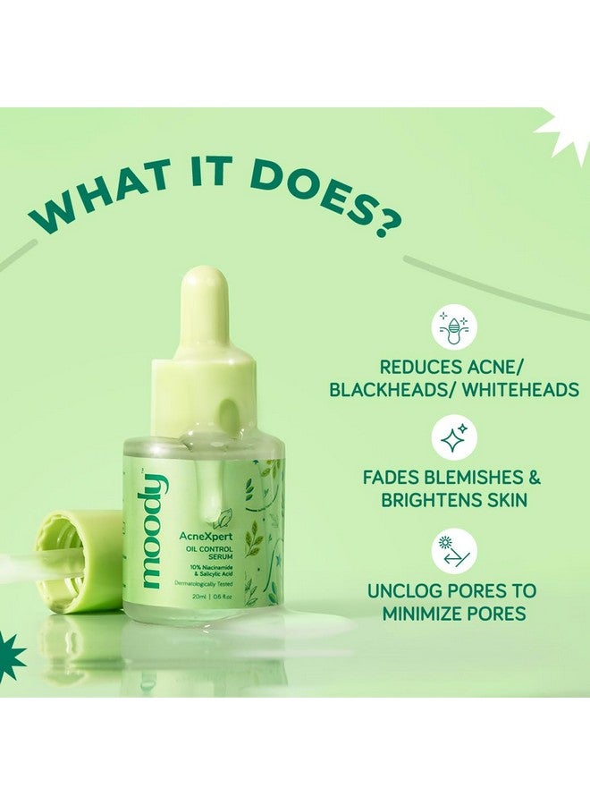  مودي مصل Acnexpert 10% Niacinamide للتحكم في الزيوت وتصحيح حب الشباب مع حمض الأزيليك وحمض الساليسيليك، 20 مل - Image 2