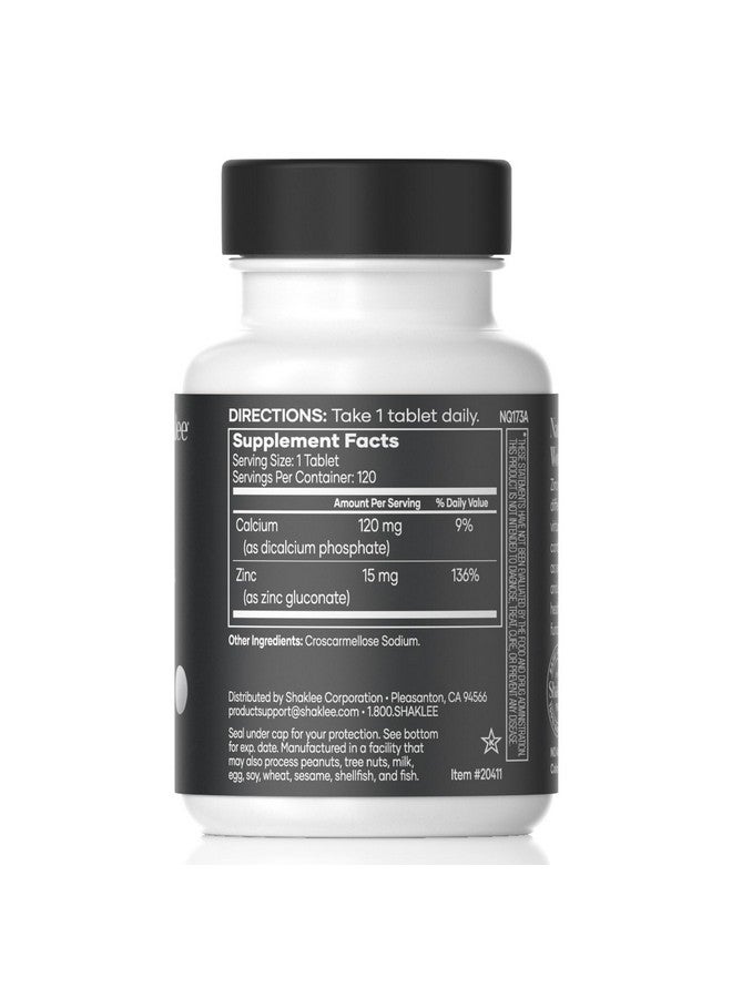 Shaklee شاكلية - مركب الزنك - يعزز نشاط الإنزيمات، تخليق البروتين - 120 قرص - Image 2