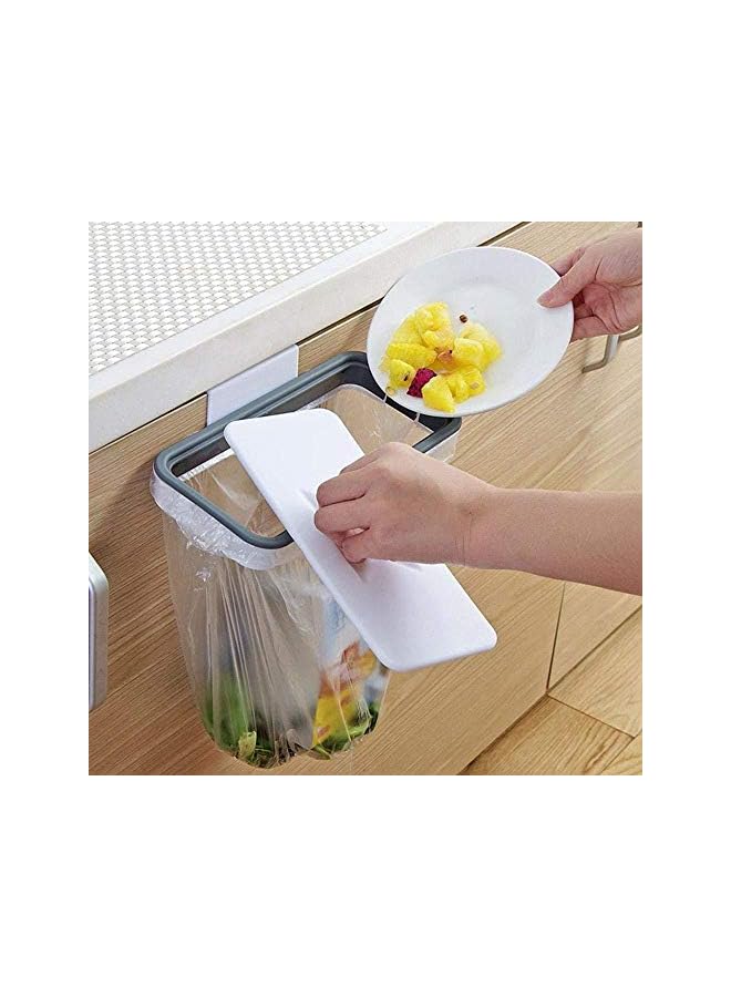 Zaboon A Trash Cupboard Door Back Trash Rack Storage Garbage Bag Holder Hanging Kitchen Cabinet Hanging Trash Rack Kitchen Tools  - Image 4