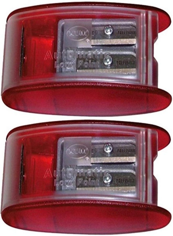 Kum Set of 2 AS2 or AS2KM, Two Hole Automatic Long Point Pencil Sharpener, Mfg Part Number 1053021 - Image 1