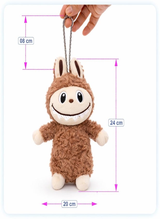 Aruvia Love Bubu Soft Toy Plush Keychain (24 cm) | Cute Fuzzy Stuffed Doll with Hanging Hook | Bag Charm Car Keychain Plush | Gift for Boys Girls - Image 3
