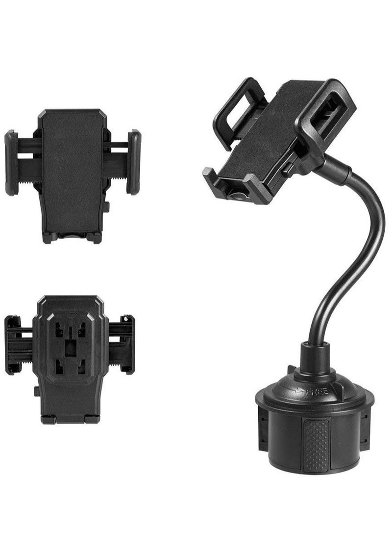 ELTRAZONE Universal Car Cup Holder Phone Mount with Long Neck & 360° Rotatable Cradle Compatible for iPhone 14 Pro Max/14 Plus/13 Pro Max/12 Pro Max/11/Galaxy Note 20 Ultra/Note 20/S3 Ultra - Image 4