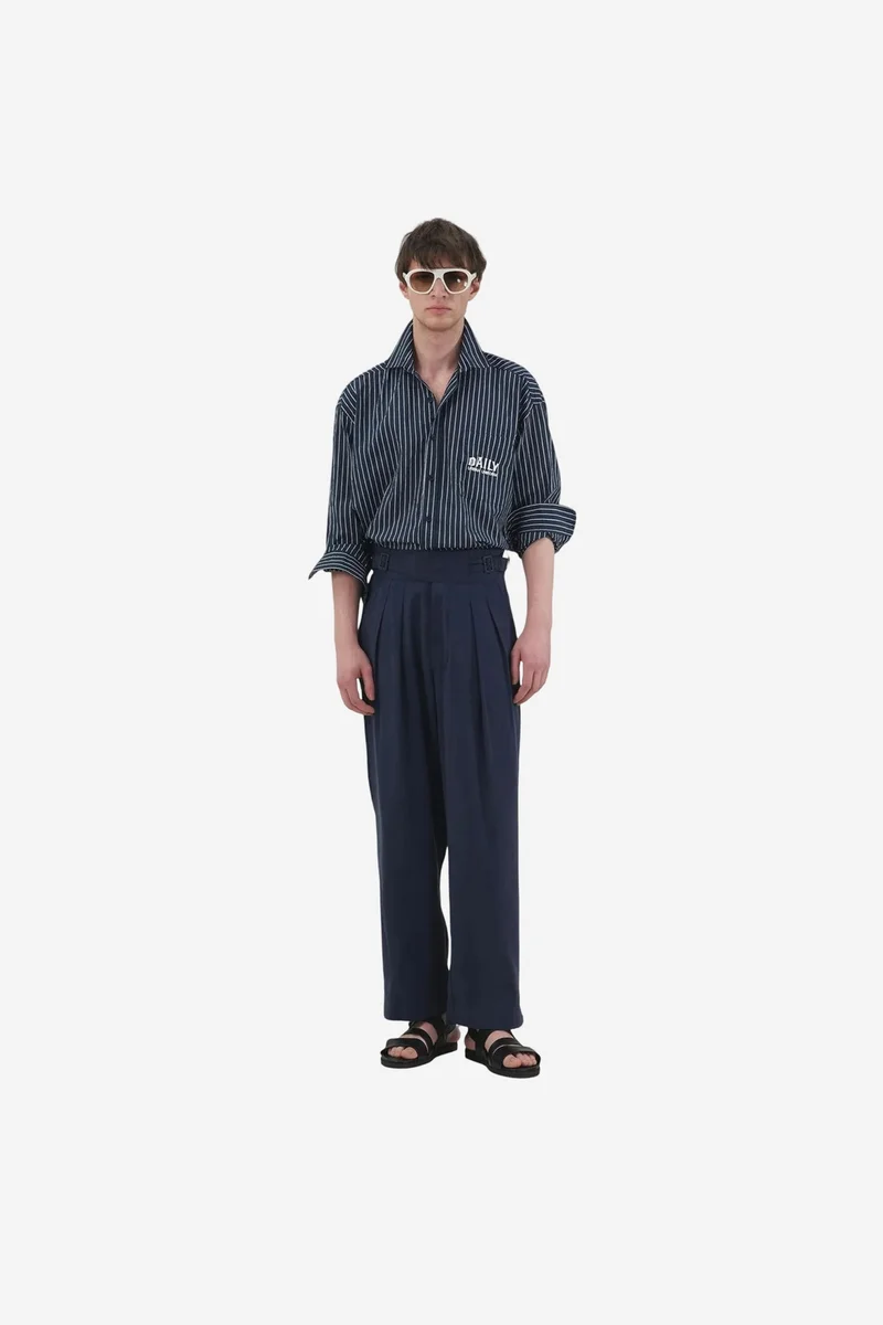 Giesto Navy Blue GIESTO Men's Suit Pants for Men | Best Price UAE