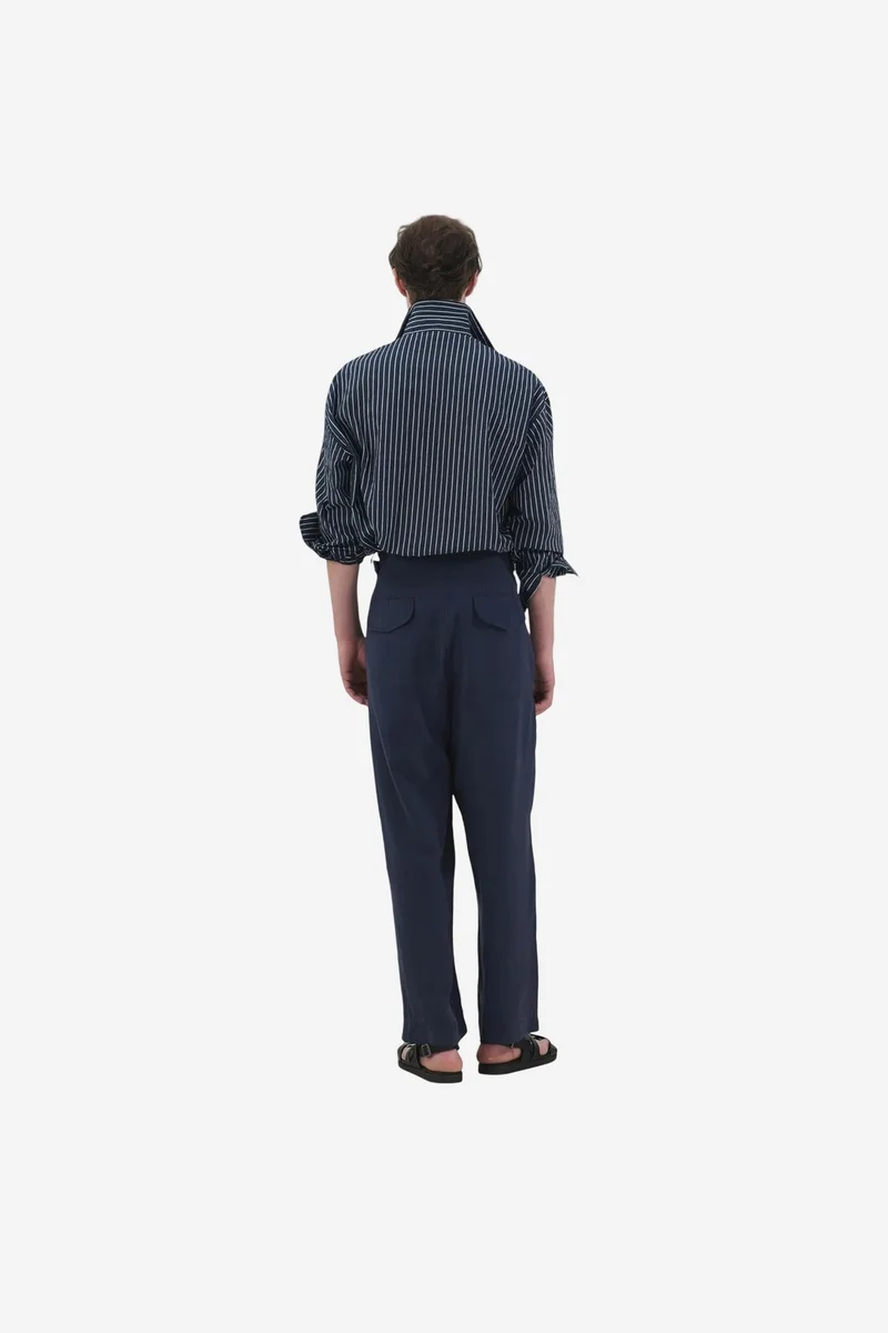 Giesto Navy Blue GIESTO Men's Suit Pants for Men | Best Price UAE