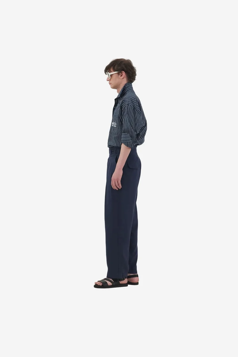 Giesto Navy Blue GIESTO Men's Suit Pants for Men | Best Price UAE