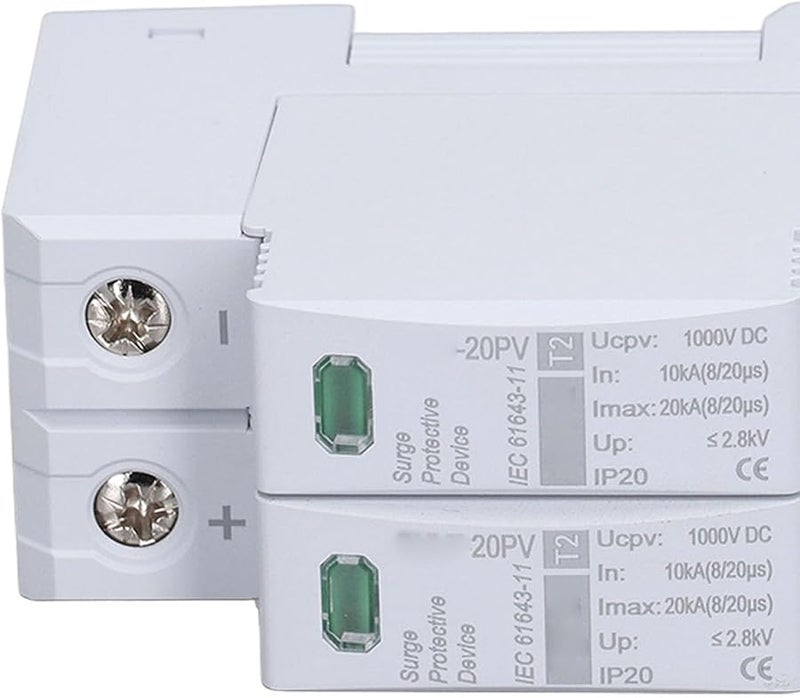 Solar PV Surge Protector 1000VDC DC 10 to 20KA 35mm DIN Rail Mount - Image 4
