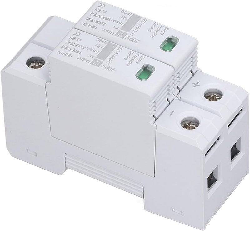 Solar PV Surge Protector 1000VDC DC 10 to 20KA 35mm DIN Rail Mount - Image 2