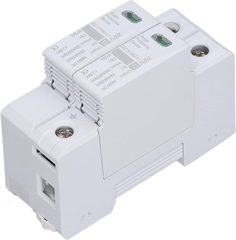 Solar PV Surge Protector 1000VDC DC 10 to 20KA 35mm DIN Rail Mount - Image 3